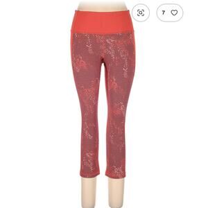 Under Armour Red Orange Active Pants Size L